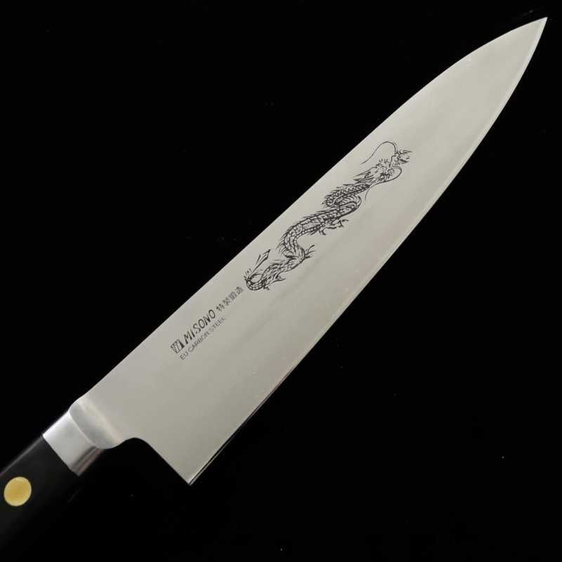 Misono Gyuto EU Carbon with Dragon Engraving (240-300mm)