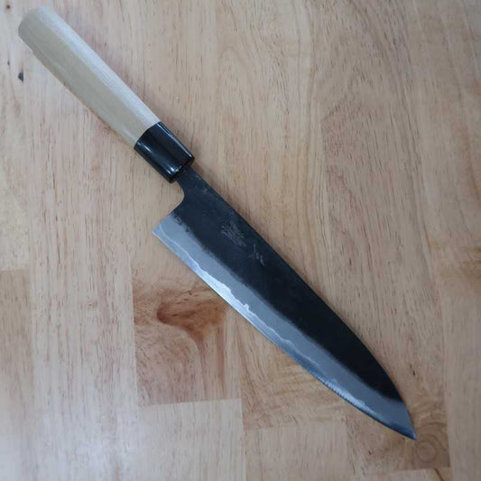 三浦 MIURA  青紙二号 牛刀 水牛柄 (210mm)