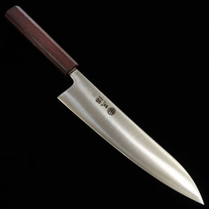 Gyuto Miura Ginsan Steel Oak Octagonal Handle (210mm) 