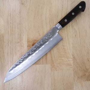 Gyuto MIURA Stainless Steel and Ginsan with Dark Brown Plywood Handle (210/240mm)