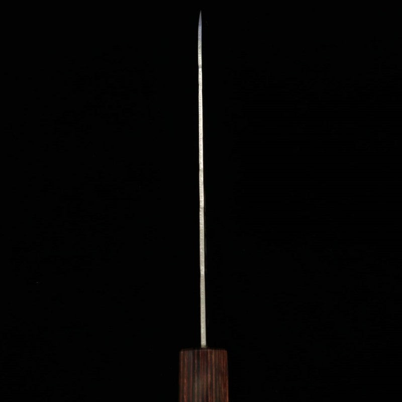Gyuto MIURA, Ginsan Steel, Nashiji, Keyaki Octagonal Handle (180mm) 