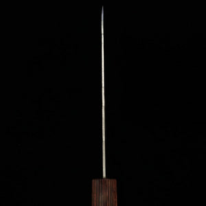 Gyuto MIURA, Ginsan Steel, Nashiji, Keyaki Octagonal Handle (180mm) 
