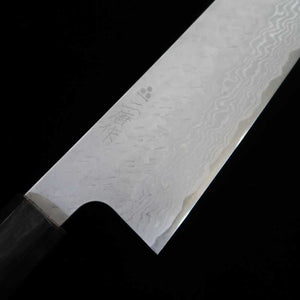 Forja de cuchillos NITOU Nigara VG10 Damasco martillado Gyuto mango de wengué (210/240 mm)