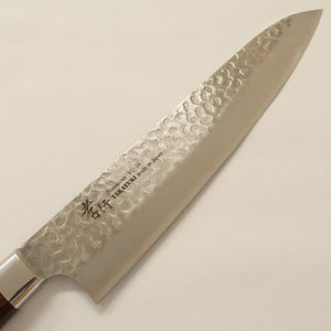 SAKAI TAKAYUKI Gyuto modelo Sugihara VG10 Damasco martillado (210/240 mm)