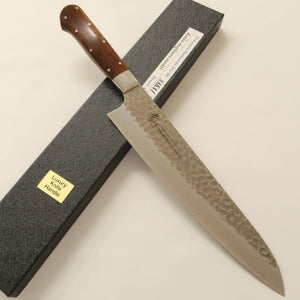 SAKAI TAKAYUKI Gyuto modelo Sugihara VG10 Damasco martillado (210/240 mm)