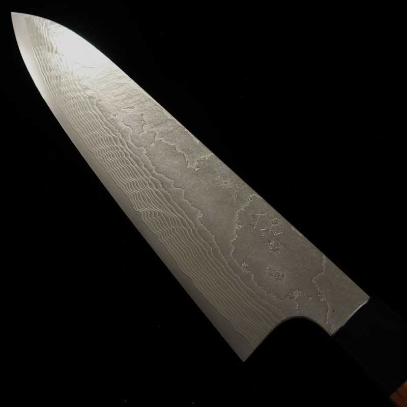 片山 雄太YUTA KATAYAMA VG10 ニッケルダマスカス 腐食仕上げ 牛刀 欅八角柄 (180-240mm)