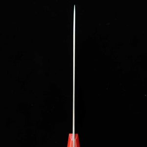 野村和生 KAZUO NOMURA 白紙二号 墨流し 牛刀 赤マイカルタハンドル (180/210mm)