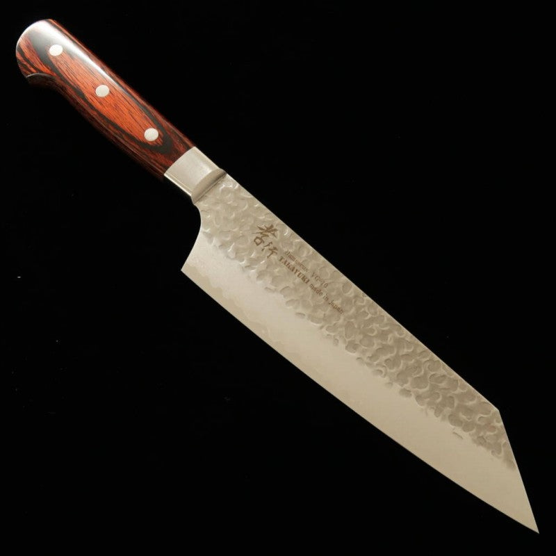 Sakai Takayuki SAKAI TAKAYUKI Gyuto tipo espada VG-10 Damasco 33 capas con martillado (190 mm)
