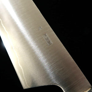 Sakai Kikumori SAKAI KIKUMORI Kikugetsu Gin Kiritsuke Gyuto Acier argenté n°3 Manche octogonal en magnolia (210mm)