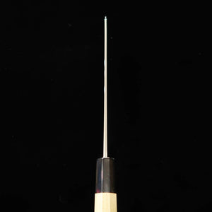 Sakai Kikumori SAKAI KIKUMORI Kikugetsu Gin Kiritsuke Gyuto Acier argenté n°3 Manche octogonal en magnolia (210mm)