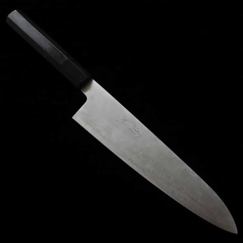 MIURA Obidama VG10 inox Damas Gyuto manche ébène (210/240 mm)