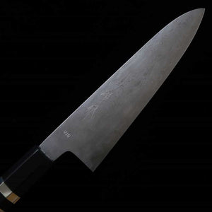 Gyuto Miura Knives Obidama VG10 Damascus Ebony Silver Wrap Handle (210/240mm)