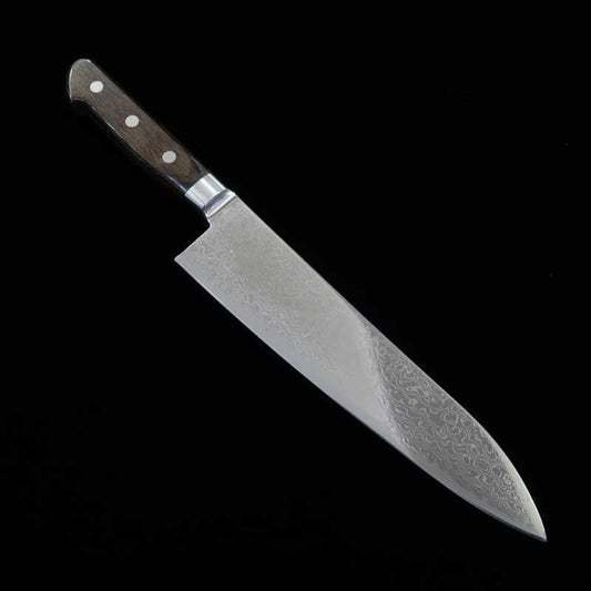 三浦 MIURA 渦波 ニッケルダマスカス AUS10ステンレス  牛刀 (210/240mm)