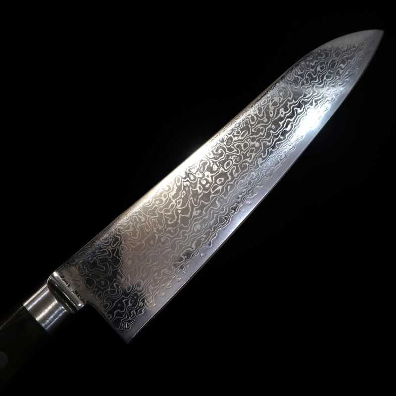MIURA Gyuto Uzunami Nickel Damascus AUS10 Stainless (210/240mm)