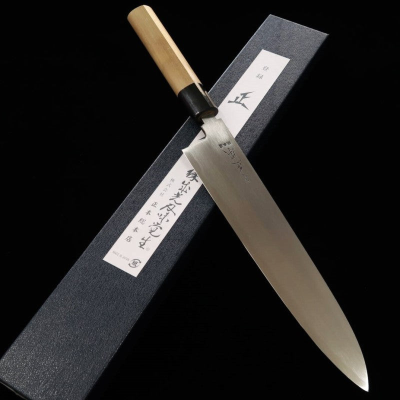 Masamoto Souhonten Honkasumi Papier Blanc n°2 Couteau Wagyu (240/270 mm)