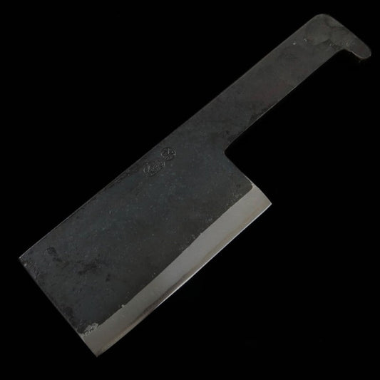 Kokutogiri IKENAMI HAMONO Shiroichi Steel Kurouchi Cherry Blossom Handle (125mm) 