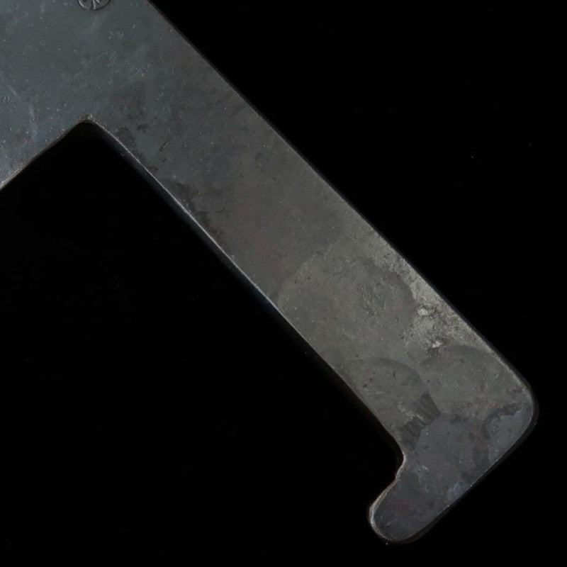 Kokutogiri IKENAMI HAMONO Shiroichi Steel Kurouchi Cherry Blossom Handle (125mm) 