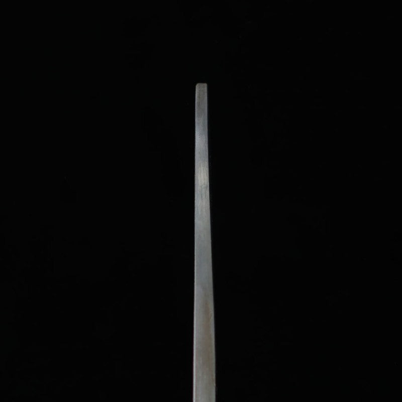 Kokutogiri IKENAMI HAMONO Shiroichi Steel Kurouchi Cherry Blossom Handle (125mm) 
