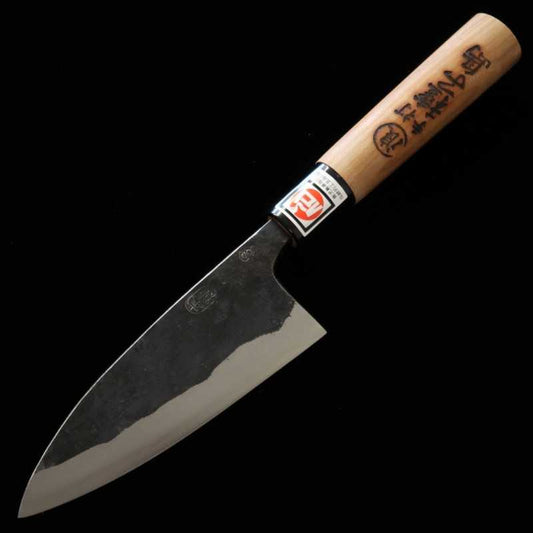 Deba IKENAMI HAMONO White steel no.1 Sakura Handle Double-Edged (130-180mm)