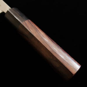 MIURA Deba Left-Handed Shirogami No. 2 Damascus Rosewood Handle (150mm) 
