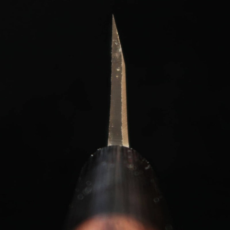 MIURA Deba Left-Handed Shirogami No. 2 Damascus Rosewood Handle (150mm) 