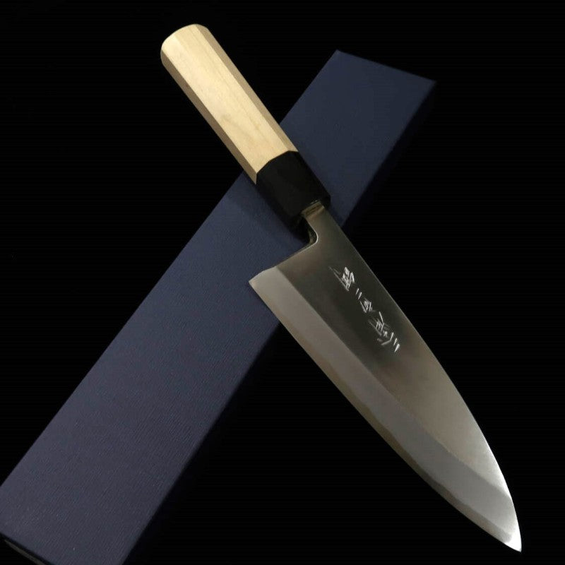 MIURA, Deba, Shirogami n°2 , manche octogonal en magnolia (120-210 mm)
