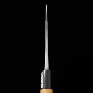 IKENAMI HAMONO Lame Shirogami No.1, inox, manche en cerisier, couteau pour dépeçage de cerf (150/180 mm)