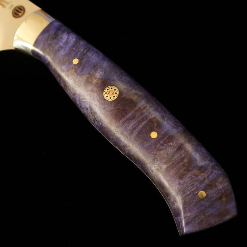 steak knife AsurahxMiura com cabo personalizado e acabamento espelhado SUS420J2 (150mm) 