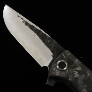 二唐 NIGARA フォールディングナイフ SG2 カーボンファイバーハンドル (97mm)