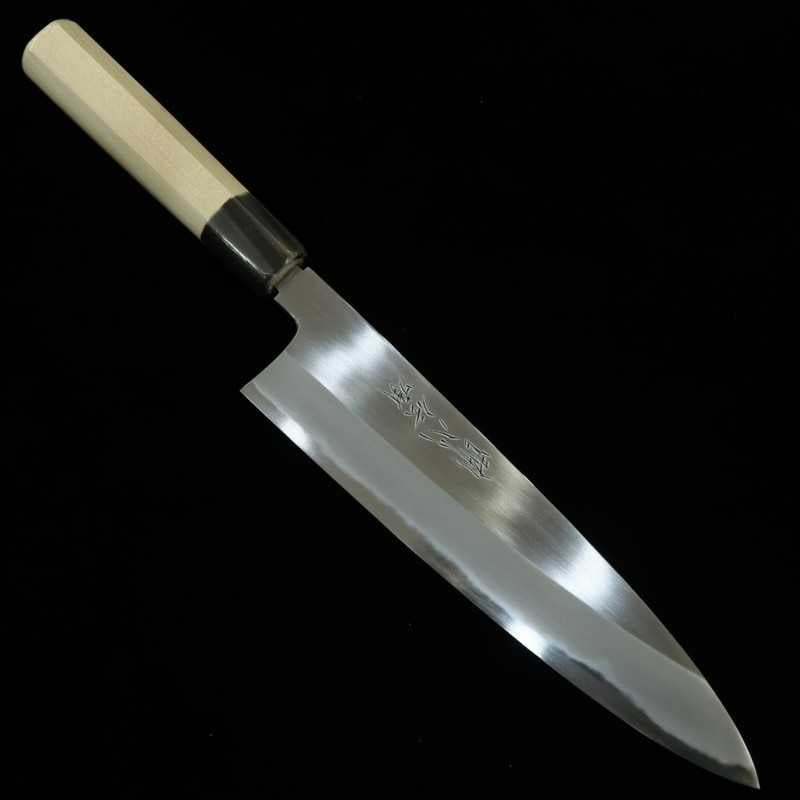 SUISIN Densho Shirogami #1 Gyuto con funda de magnolia (210/240 mm)