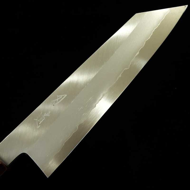 刃道HADO 切付牛刀 銀紙三号 木地呂塗り桜八角柄 （210/240mm）