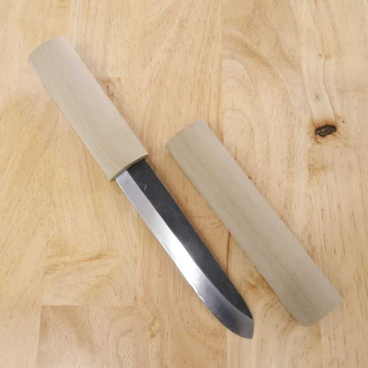 Hoei 白紙二号 Acero Shirogami nº2 Kurouchi Makiri cuchillo pequeño (135/150mm)