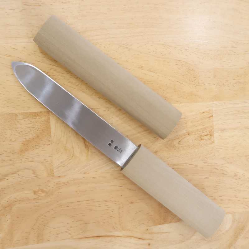 Hoei 豊栄 – Hakushi nº2, acabado negro – Cuchillo makiri pequeño (135/150 mm)