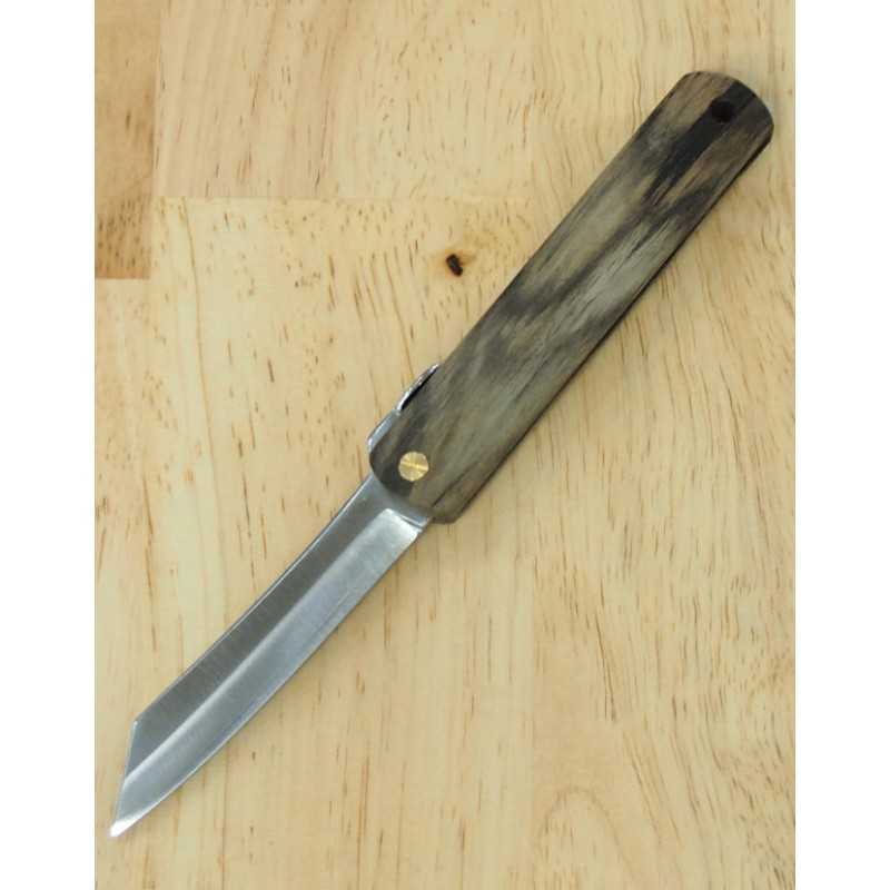 永尾かね駒製作所 HIGONOKAMI 肥後守 VG10 黒柿 (70mm)
