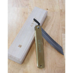 Nagao Kanekoma HIGONOKAMI Higonokami acier bleu laminé Jumbo (120 mm)