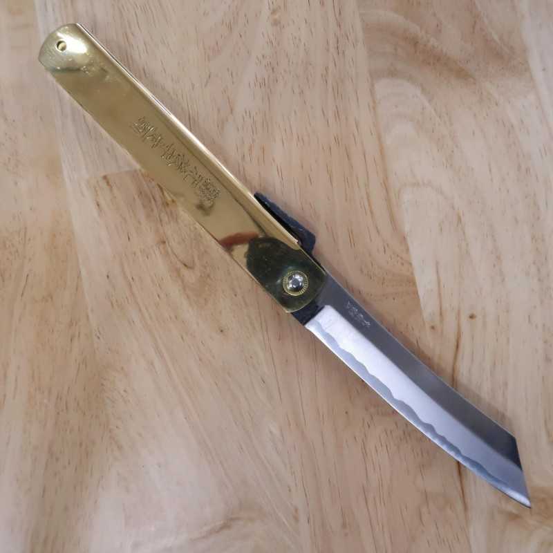 永尾かね駒製作所 HIGONOKAMI 肥後守 青鋼割込 ジャンボ (120mm)