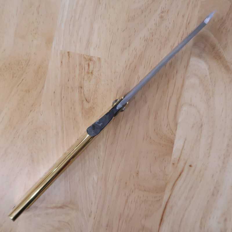 永尾かね駒製作所 HIGONOKAMI 肥後守 青鋼割込 ジャンボ (120mm)
