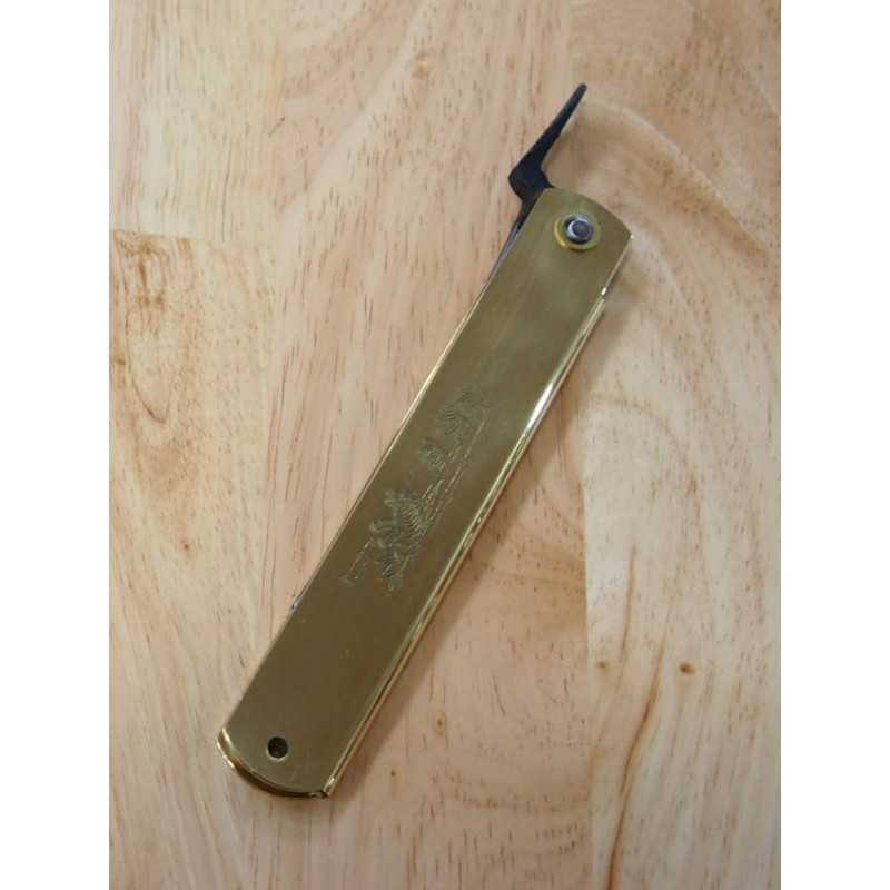 Nagao Kanekoma HIGONOKAMI Higonokami acier bleu laminé Jumbo (120 mm)