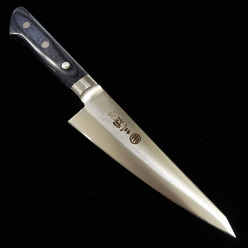 三浦 MIURA 骨スキ AUS8 青合板柄 (150mm)