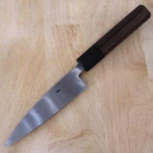 Miura Acier Bleu n°2 finition noire Kaizaki manche octogonale en palissandre (120 mm)