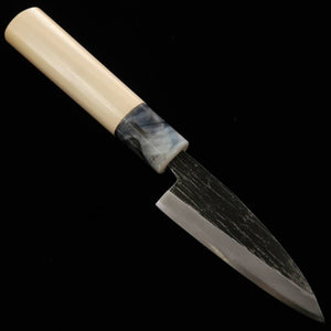 MIURA Kaisaki Aogami No. 2 Black Finish Katsura Handle (75/90mm) 