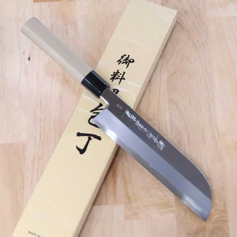 YOSHIHIRO Aokasumi Aogami #2 Kama-usuba, cabo de magnólia octogonal (210mm)