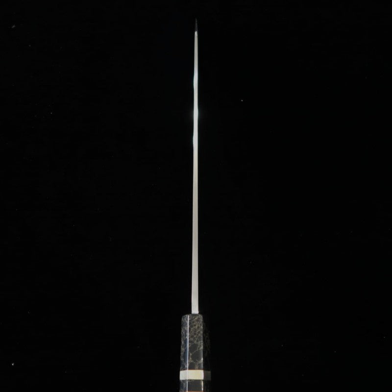 Kansho Yanagiba MIURA OBIDAMA Nakagawa Satoshi, VG10 acabado espejo, mango personalizado (300 mm)