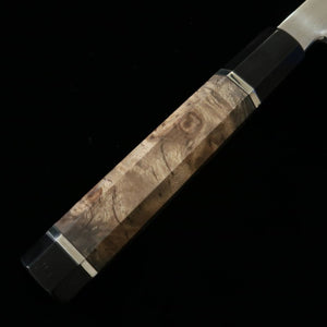 Kansho Yanagiba MIURA OBIDAMA Nakagawa Satoshi, VG10 acabado espejo, mango de madera estabilizada (300mm)