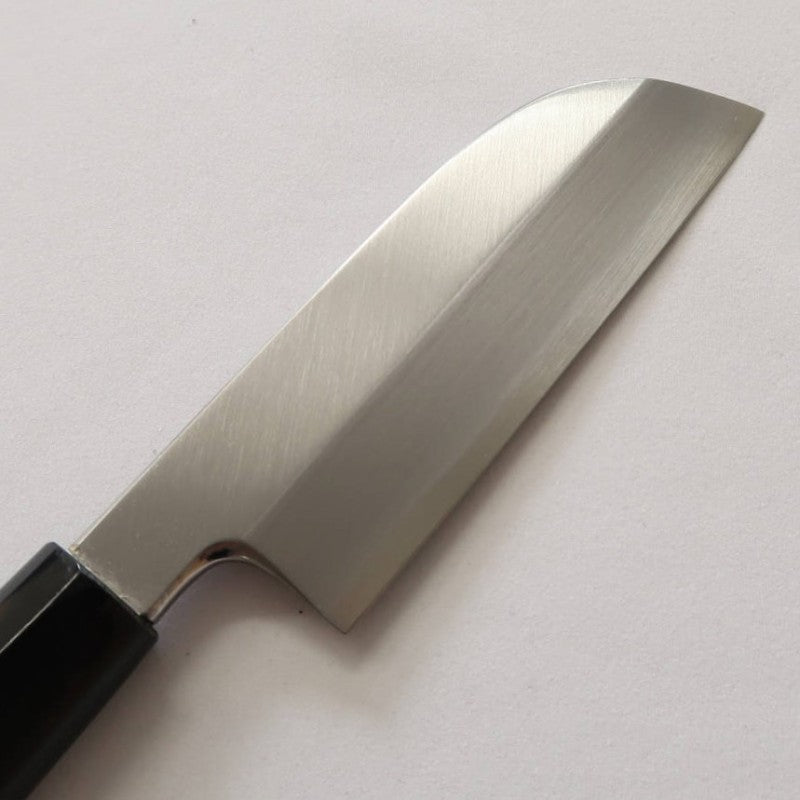 Mukimono MIURA, Shirogami No. 2 Steel, Kasumi Finish, Magnolia Octagonal Handle (105mm) 