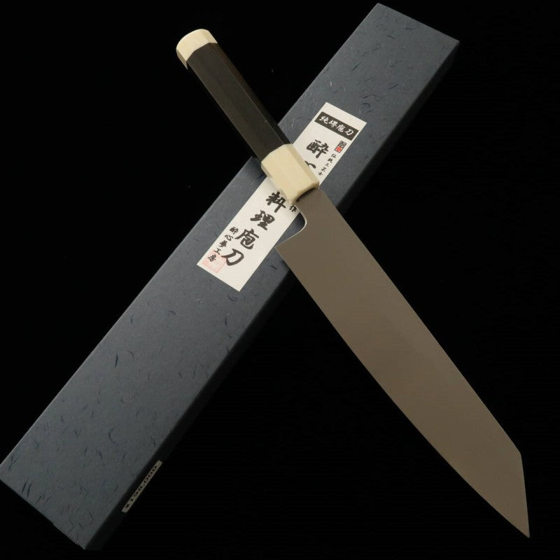 Suisin SUISIN Kenji Togashi, couteau de chef type ken, acier blanc n°1 (240 mm)
