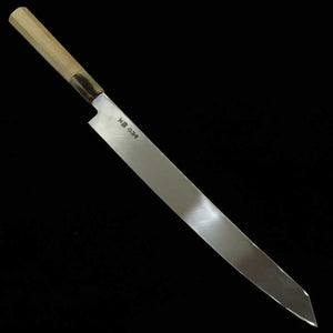 MIURA Kiritsyke Yanagiba Obidama Ginsan Mirror finish Magnolia handle for left-handed (270/300mm)