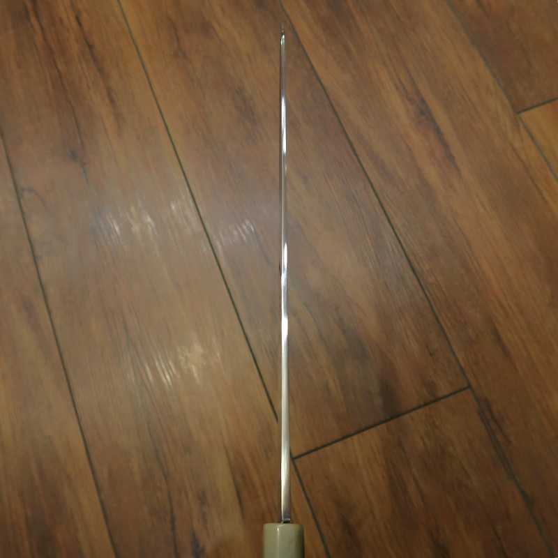 MIURA Obidama, acier Gin-san n°3, finition miroir, lame Kiritsuke Yanagiba, manche octogonal en corne de buffle blanc, pour gauchers (270/300/330 mm)