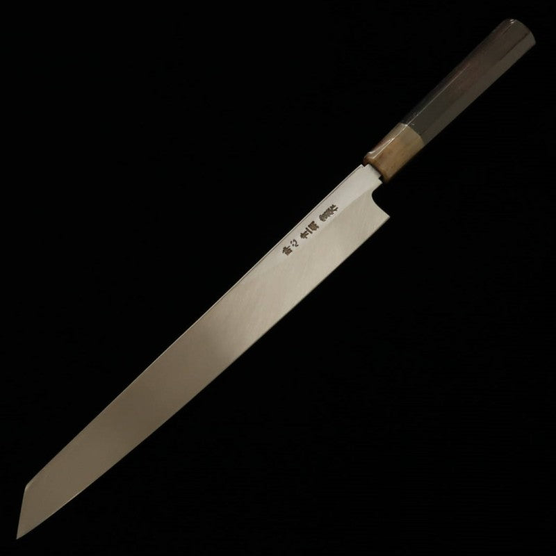 Yanagiba SUISIN Kenji Togashi Sword-shaped Aogami No. 1 Honkasumi Ebony Handle (300mm) 