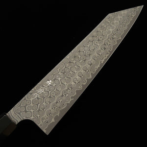 Forge Nigara Hamono NIGARA Motif sombre Kiritsuke Gyuto SG2, manche octogonal en teck (210/240 mm)